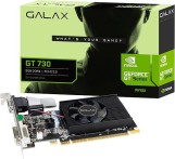كارت رسومات جيفورس جي تي 730 بذاكرة DDR3 4 جيجابايت 128 بت تصميم بسيط مع وصلة HDMIDVIVGA - 73GQF8HX00HD، gddr3، pci_e_x16