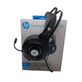 HP Wired Headphones with Microphone, Black - H100