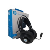 HP Wired Headphones with Microphone, Black - H100