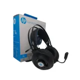 HP Wired Headphones with Microphone, Black - H100