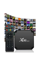 X96 MINI 2GB RAM 16GB ROM TV Box Amlogic S905W IPTV Set top box 4K HD Smart Media Player 54512 Black