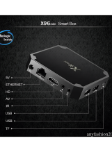 X96 MINI 2GB RAM 16GB ROM TV Box Amlogic S905W IPTV Set top box 4K HD Smart Media Player 54512 Black