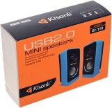 مكبر صوت صغير عالي الجودة مع منفذ USB ومنفذ 1.1 للكمبيوتر- متعدد الالوان