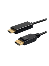 Displayport To HDMI Cable Black