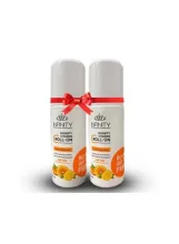 مزيل عرق رول بفيتامين سي مع تبييض إضافي من انفينيتي   80 مل 1+1 مجانا  - Infinity Vitamin C Roll-On Deodorant with Extra Whitening, 80ml 1+1