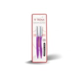 شفرات ترينا لازالة شعر الوجه للنساء قطعتين - Trina Women's Facial Hair Removal Razors 2 Pieces