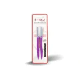شفرات ترينا لازالة شعر الوجه للنساء قطعتين - Trina Women's Facial Hair Removal Razors 2 Pieces