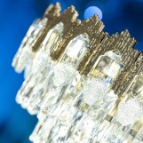 نجفة قنديل مصر، 9 لمبة، معدن/ستانلس ستيل، 50×60 سم – ذهبي سوليتير