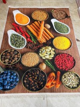 حافظه مطبخ رسومات 3D قمرررر 🍇🥭🍓 مقاس 160 في220