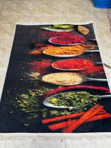 حافظه مطبخ رسومات 3D قمرررر 🍇🥭🍓 مقاس 160 في220