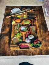 حافظه مطبخ رسومات 3D قمرررر 🍇🥭🍓 مقاس 160 في220