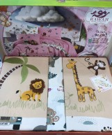 عليه عرض خاص ولفترة محدودة 🔥🔥🔥  طقم روعه اطفال 6ق موديل اوريو 2ملايه200*240 2خدايه55*75 2كيس مخده 45*120