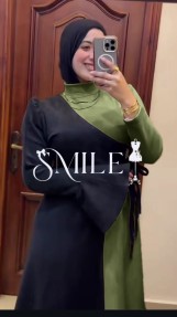 توينز شيك اووي يتلبس الدريس لوحده أو ب القطعه اللي فوق شيك اوي اوي بجد تعملي منه كذا اوتفيت بجد روعه  👩‍❤️‍💋‍👩  الخامه   شمواه   المقاس ون سايز ل 85