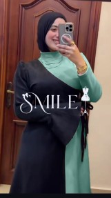 توينز شيك اووي يتلبس الدريس لوحده أو ب القطعه اللي فوق شيك اوي اوي بجد تعملي منه كذا اوتفيت بجد روعه  👩‍❤️‍💋‍👩  الخامه   شمواه   المقاس ون سايز ل 85