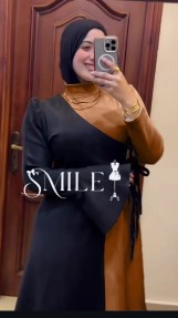 توينز شيك اووي يتلبس الدريس لوحده أو ب القطعه اللي فوق شيك اوي اوي بجد تعملي منه كذا اوتفيت بجد روعه  👩‍❤️‍💋‍👩  الخامه   شمواه   المقاس ون سايز ل 85