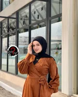 الخامه  ♥️ قطيفه مضلع  مطعمه جوبير يعني حاجه فخمه    السايز ♥️ ل 85 ك   الطول ♥️ يلبس ل 175 طول