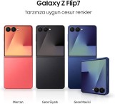 سامسونج جوال جالكسي زد فليب 7 بتقنية الذكاء الاصطناعي، لون ازرق، تخزين 512GB، ذاكرة 12GB، كاميرا 50MP لصور السيلفي،