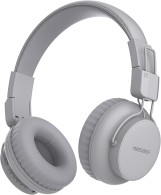 سماعات رأس بلوتوث من ميدياتك MT-H77 - رمادي وتركواز