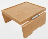 ترابيزة مخدع ARMOUR - لون عسلي دافئ (خشب  طبيعي) | ARMOUR Tray - Honey Oak