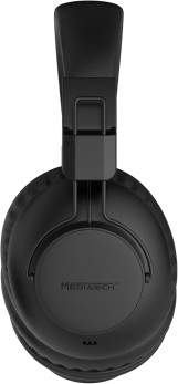 سماعة رأس بلوتوث من ميديا تيك، بلوتوث 5.3، شحن بمنفذ USB-C، بطارية 300 مللي امبير في الساعة، خاصية إلغاء ضوضاء نشطة،