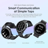 ساعة ذكية بلوتوث 2R للرجال والنساء من اورايمو، ساعة لياقة بدنية ذكية HD 1.39 مع عداد خطوات ومراقب معدل ضربات القلب