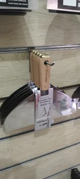 سكينه استانلس يد خشب 10 بوصه كعب نحاس