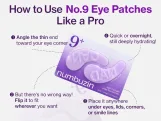 نومبوزين رقم 9 لاصقات NAD+ والكولاجين للعناية بمنطقة حول العين 5 قطع | numbuzin No.9 NAD+ Collagen Under Eye Patches 5 ea