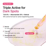 بوريتو – سيروم معزز بتركيبة ثلاثية المفعول للعناية بالبشرة 30 مل | Purito TXA 6 Niacinamide 10 Retinal Booster Serum 30ml