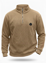 سوي تيشيرت نص سوسته  Classic Half Zip Sweatshirt