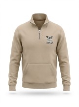 سويت شيرت ميلتون بنص سوسته   - Half-Zip Sweatshirt