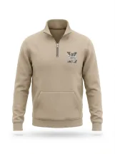 سويت شيرت ميلتون بنص سوسته   - Half-Zip Sweatshirt