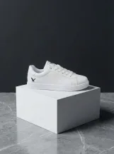 كوتشي فلات ابيض - Flat White Sneakers