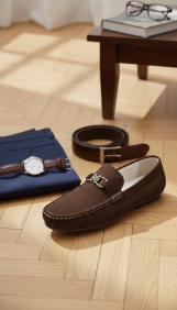 جزمة شمواه فلات 👞 Suede Flat Shoes