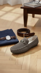 جزمة شمواه فلات 👞 Suede Flat Shoes