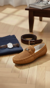 جزمة شمواه فلات 👞 Suede Flat Shoes