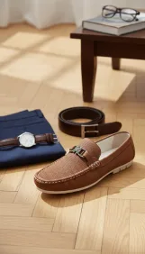 جزمة شمواه فلات 👞 Suede Flat Shoes