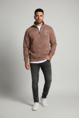 تيشيرت نص سوستة ستريت -  Washed Half-Zip Sweatshirt