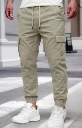 بنطلون باجي جبردين -Gabardine Baggy Pants