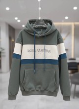 هودي مخطط كاجوال - Striped Casual Hoodie