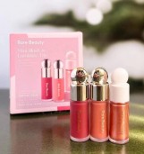 طقم رير بيوتي ميني بلاشر وهايلايتر -  Rare Beauty Mini Blush & Luminizer Trio