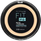 بودرة فيت مي المضغوطة من ميبيلين - Maybelline Fit Me Matte + Poreless Powder