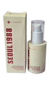 سيروم سيول 1988 الكوري بالريتينال والجنسنج الأسود لعلاج التجاعيد ونضارة البشرة - K-SECRET SEOUL 1988 Serum : Retinal Liposome 2% + Black Ginseng - 30ml