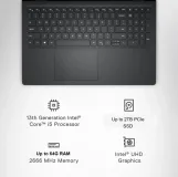 Dell 15 DC15250 i5-13 Touchscreen Laptop – Intel Core i5-1334U, 8GB RAM, 512GB SSD (Carbon Black), Accessories Bundle Included