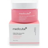 ميديكيوب كريم كبسولات كولا جين ورديه 55غ| Medicube PDRN Pink Collagen Capsule Cream Anti-Aging Moisturizer 55g