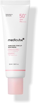 ميديكيوب كريم واقي الشمس الوردي بتقنية PDRN  50 ملي| Medicube Pdrn Pink Tone Up Sun Cream - 50 ml