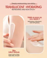 لوشن حليب الفراولة لتقشير وتفتيح الجسم وعلاج جلد الوزة - 250 مل | MEKINE Strawberry Milk Body Lotion