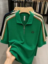 تيشيرت بولو نص سوستة 👕✨