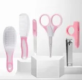 طقم العناية والنظافة الشخصية المستورد المتكامل للأطفال 6 قطع (Baby Grooming Essential Care Set