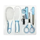 طقم العناية والنظافة الشخصية المستورد المتكامل للأطفال 6 قطع  - Baby Grooming Essential Care Set
