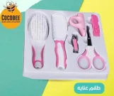 طقم العناية والنظافة الشخصية المستورد المتكامل للأطفال 6 قطع  - Baby Grooming Essential Care Set